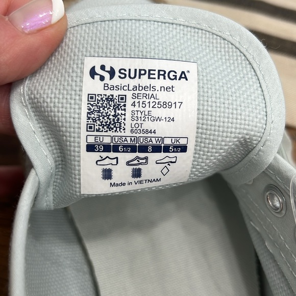 Brand NEW Superga Fantasia Espadrille Slide Sneakers Size 8 - Picture 3 of 6